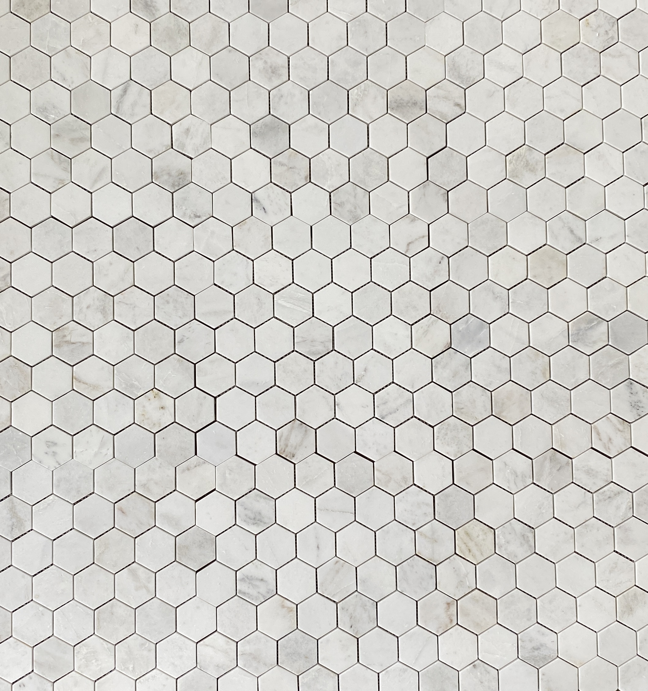NORTH PEARL MARBLE MOSAIC POLISHED HEXAGON 2